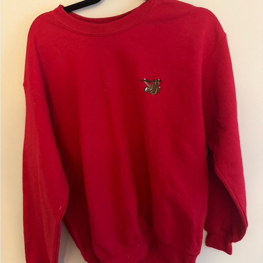 Red Crewneck Sweater